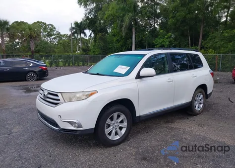 2012 Toyota Highlander Se V6 from USA, damaged, VIN 5TDZK3EH2CS080663